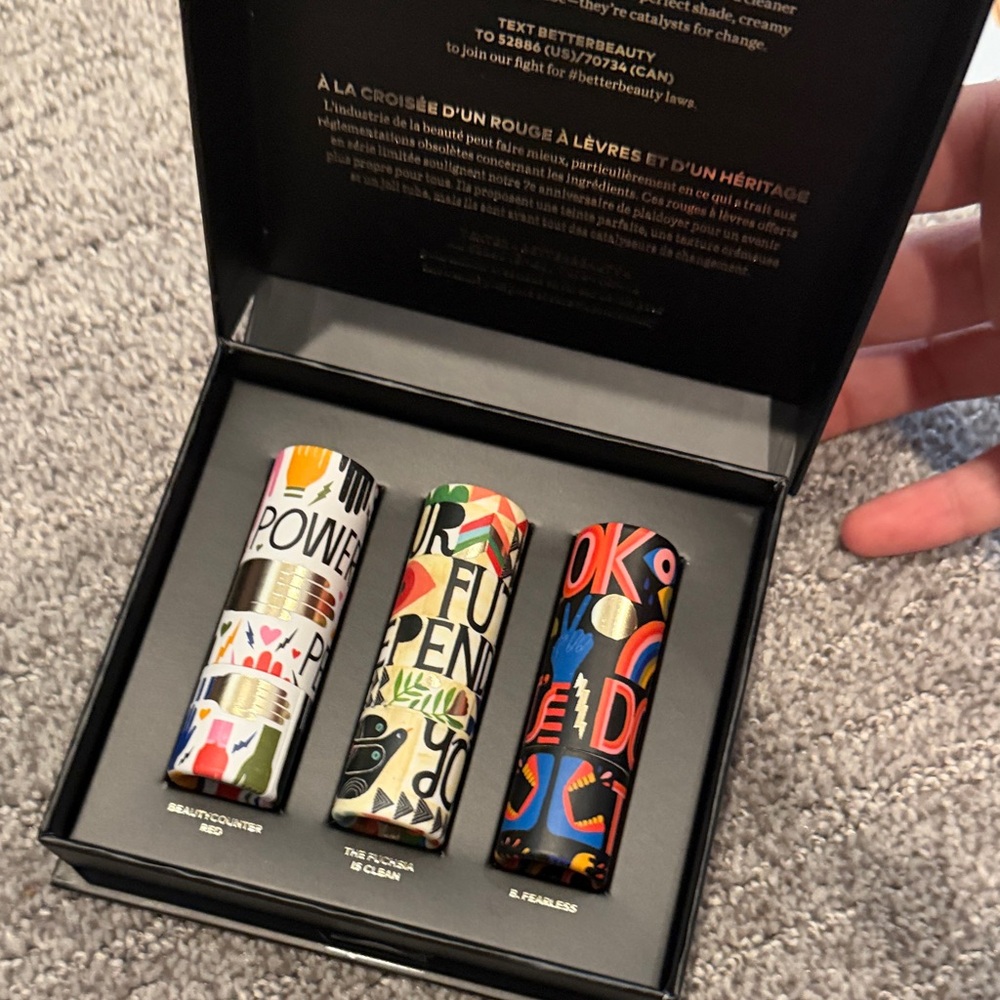Beautycounter limited edition Lipstick Trio